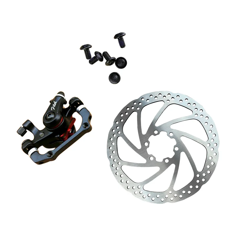 

bicycle disc brake stainless steel mechanical disc brake 160mm disc brake for bike, Silver