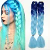 Ombre Color Jumbo Synthetic Braiding Hair extension expression hair synthetic jumbo braiding hair 24 inch 100g