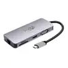 Type c Multifunction Hub Adapter Type c to HDMI USB LAN VGA TF SD PD 8 in 1 Hub
