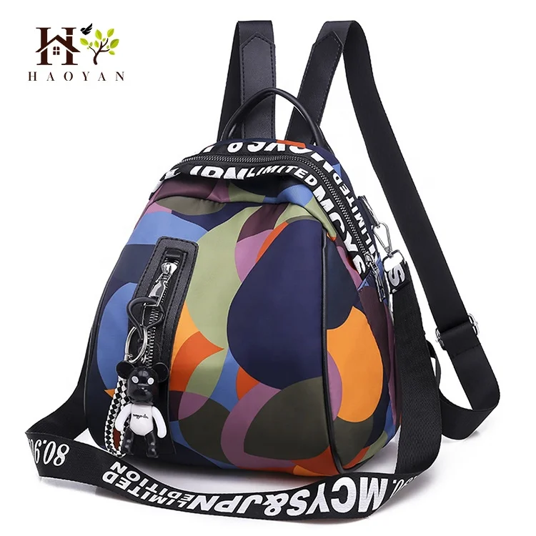 

Womens Shoulder Bag Casual Travel Bag Fashion Ladies Backpack Bag, Black/ brown