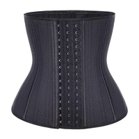 

New Listing Custom Private Label Punching Design Women Slimming Body Shaper Latex 25 Steel Bone Waist Trainer