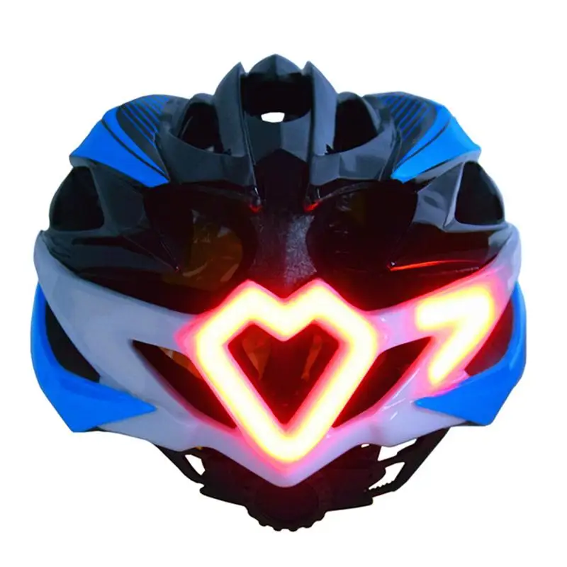 New Designs Turn Signal Indicator Led Cycling Helmet for Road Safety