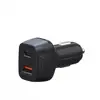 Portable Fast Auto Charging Universal Dual USB QC3.0 Car Charger with PD function