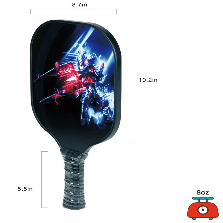 
carbon fiber Face and Polymer Core usapa pickle ball paddle beach racket pickleball paddle design 