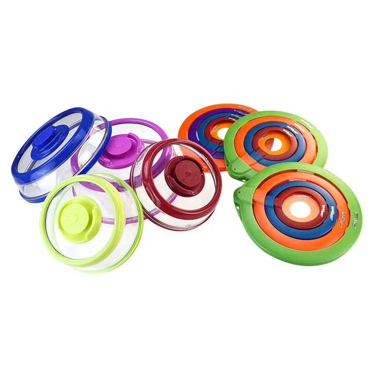 
Vacuum Sealed plastic lid cover 