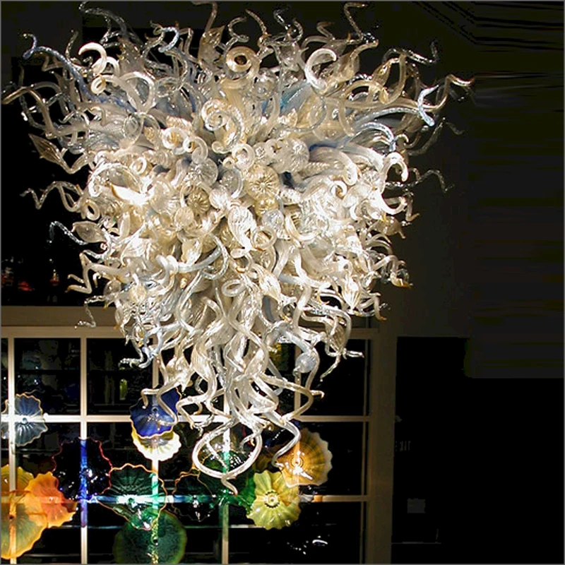

Chihuly Style Hand Blown Glass Modern LED Chandeliers Zhongshan Manufacturer Blown Murano Glass Chandeliers for Kitchen Decor, Customized