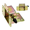 Iron Locking Folding Table Chair Leg Bracket Self Lock Foldable Hinges