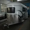 Deluxe trailer 2 horse slant angle float load