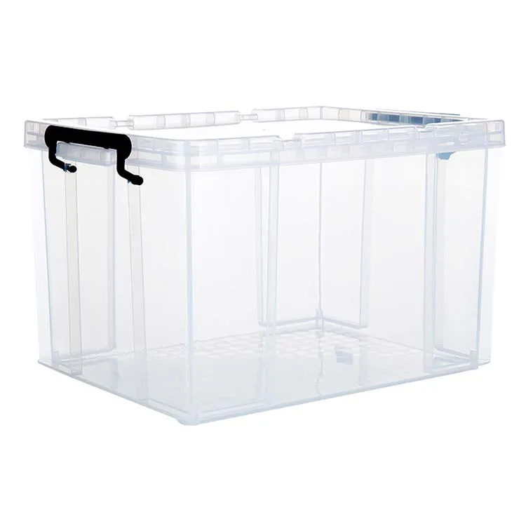 

Heavy clear plastic storage containers, Transparent