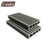 Many styles of waterproof hollow wpc decking for flooring/super embossed surface