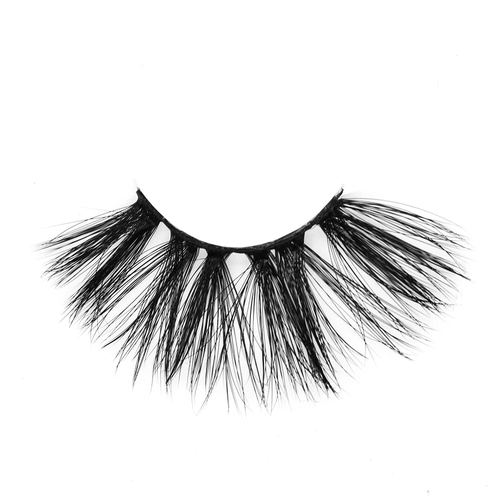 

Best selling new 25mm 3D Faux mink eyelash with custom packaging