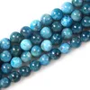 Gemstone Beads Natural AA Grade Blue Apatite Plain Rounds 8mm Beads