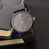 Hot Sale Fashion Simple Minimalist Solid Color Rose Gold Women Ladies Wrist Watch 2019