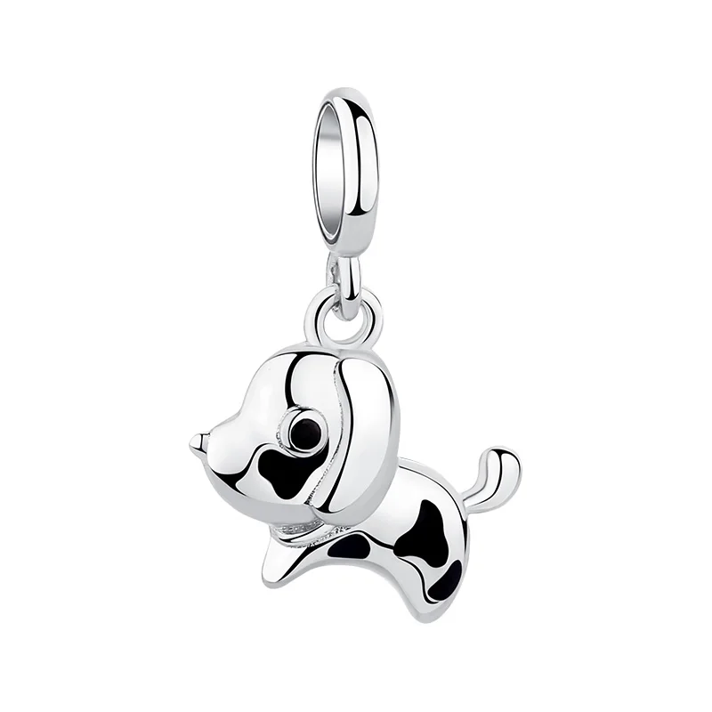 

The 925 Sterling Silver CZ Bead Charms Pet Dog Design Charm Fit Bracelets Bangles DIY Making Jewelry Accessories