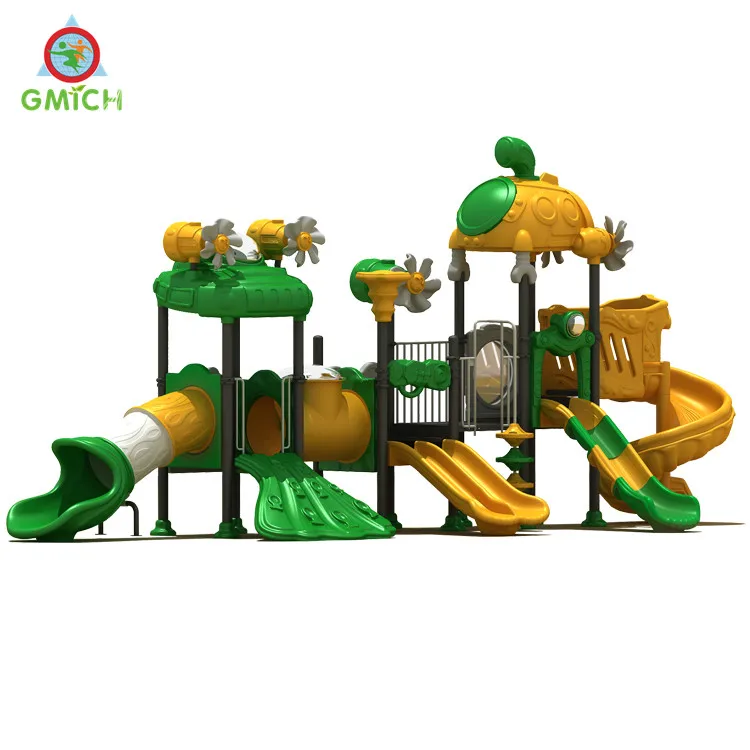 

Cooperative games outdoor play structures children plastic slide, Can be customization