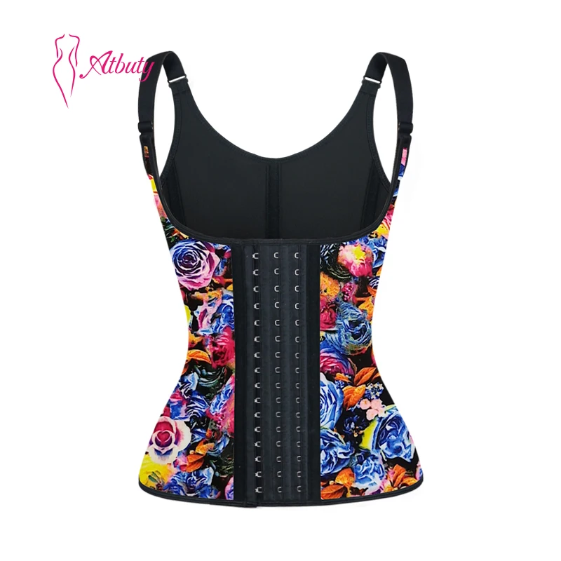 

ATBUTY Plus Size Latex Vest Waist Trainer Vest for Woman Corset, As shown