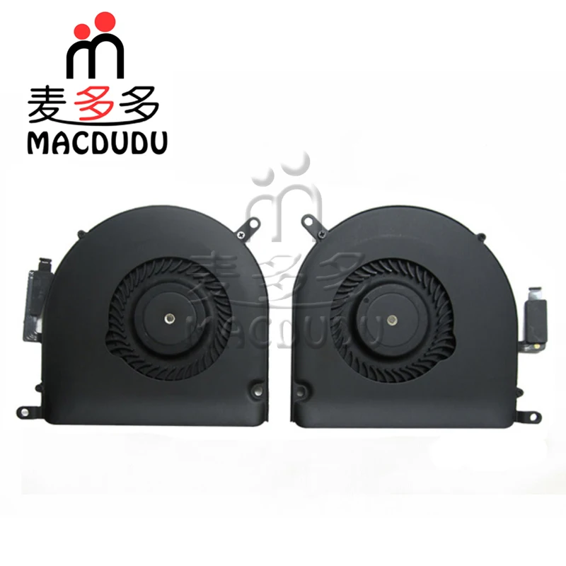 

New For MacBook Pro Retina 15 A1398 MC975 MC976 CPU Cooling Fan Left+Right, Black