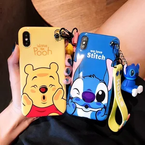 Stitch Soft TPU Case Wristband iPhone 7 8 Series