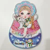 Russian style new Designs foam board Baby doll Christmas Ornaments Christmas Tree Hanging Decorations