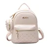2019 New Sewn Money Pop Girl Child Bag Set Black And White Two-Color Fashion Girls Rivet Popular Backpack