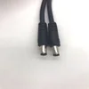 24 AWG conductor DC 5.5 2.1 mm Jack male to male power cord