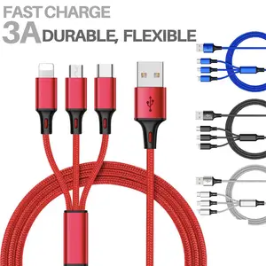3 1 Universal USB Fast Charging Cable Mobile Phones