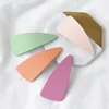 fashion hair accessories leather face BB clip simple bang clip girl side gangplank girl
