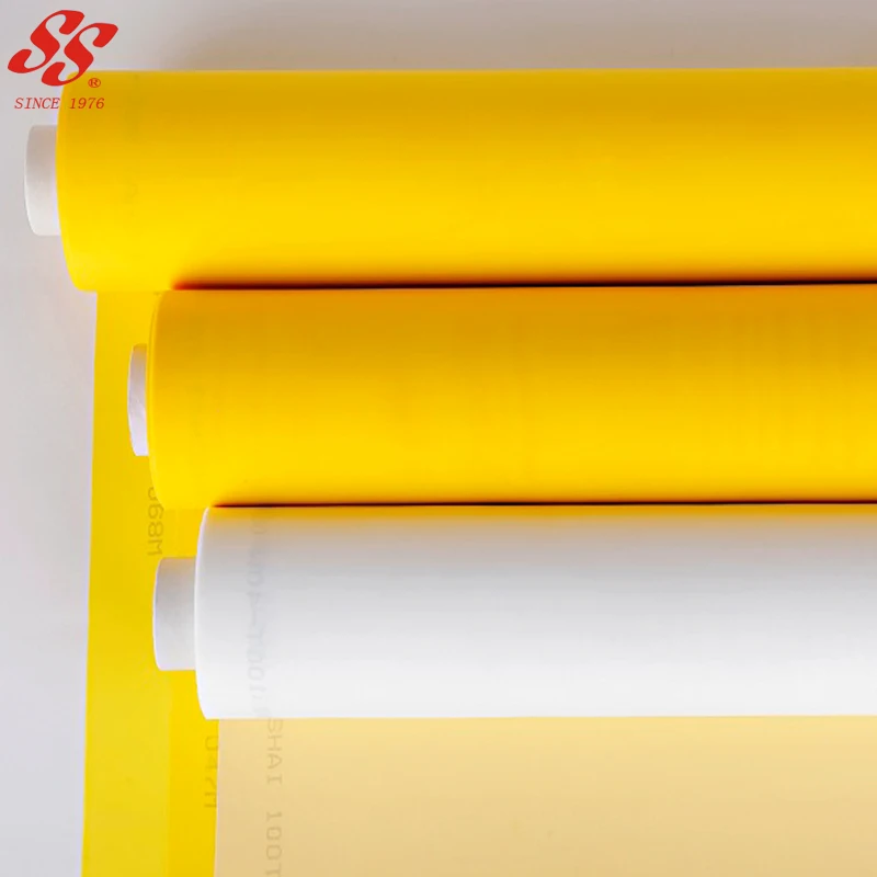 
white yellow polyester fabric screen printing mesh for screen printing  (62075357000)
