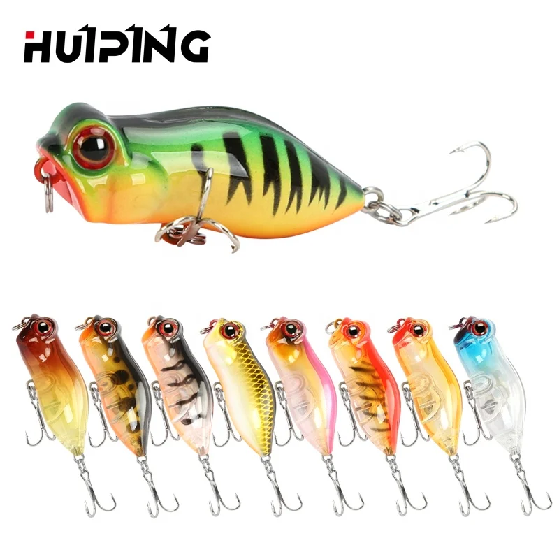 Fishing Lures Wholesale 3.2g 40mm Popper Frog Lure Top Water Hard Bait