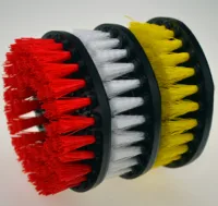 

Car Detailing House Cleaning Carpet Cleaning 5" Drill Brush Round Rotary Plastic Brushes 3pc set