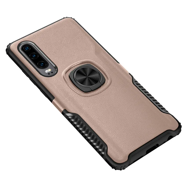 

Saiboro New arrivals 2019 360 Rotation Ring Stand Case For Huawei P30 Shockproof Hybrid Case, Customized is welcome