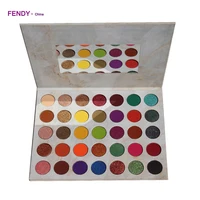 

Duochorme 35 color eyeshadow palette glitter custom eyeshadow palette private label with big mirror palette