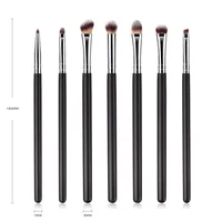 

7pcs eyes blend makeup brush set eyeshadow foundation concealer wood handle synthetic hair brushes