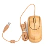 2019 new inventions luxury Christmas gift handmade craft bamboo wooden wired computer mouse