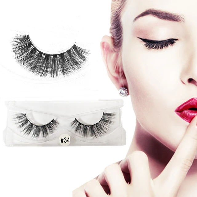 

Wholesale Individual Eyelashes 3D mink 1 pair eyelashes Free post, Natural black