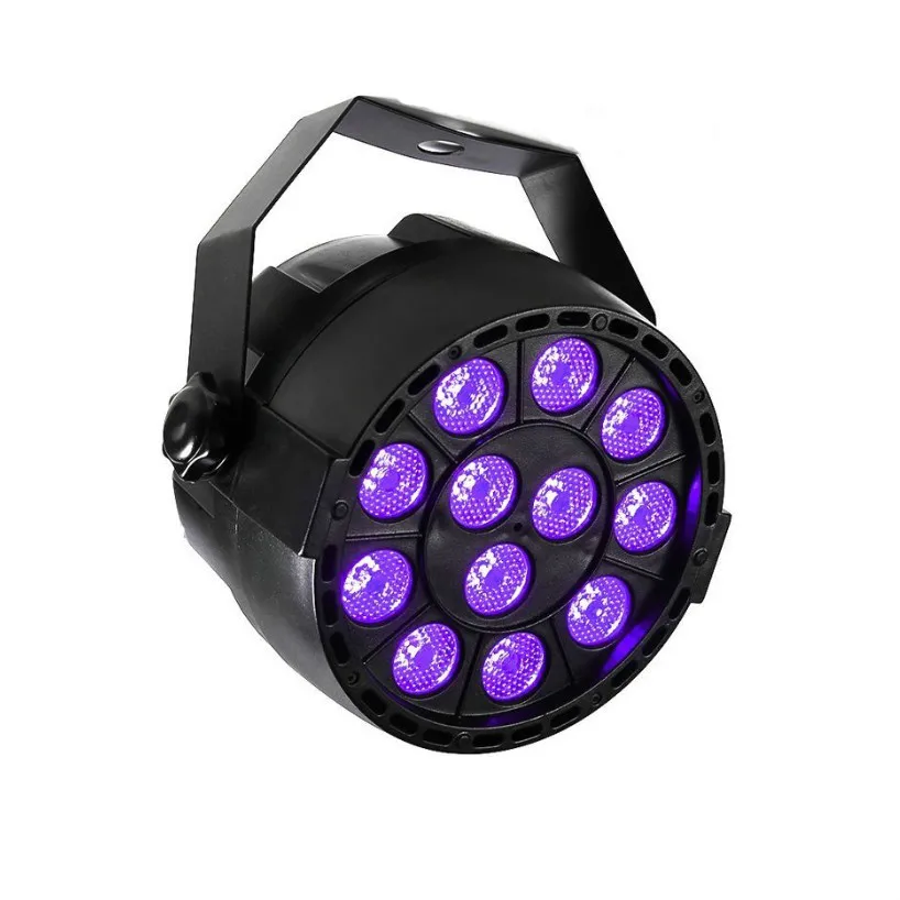 Purple Color 12 leds Par Stage Light 36W DMX 512 UV Mini Par Led Lighting for Club DJ