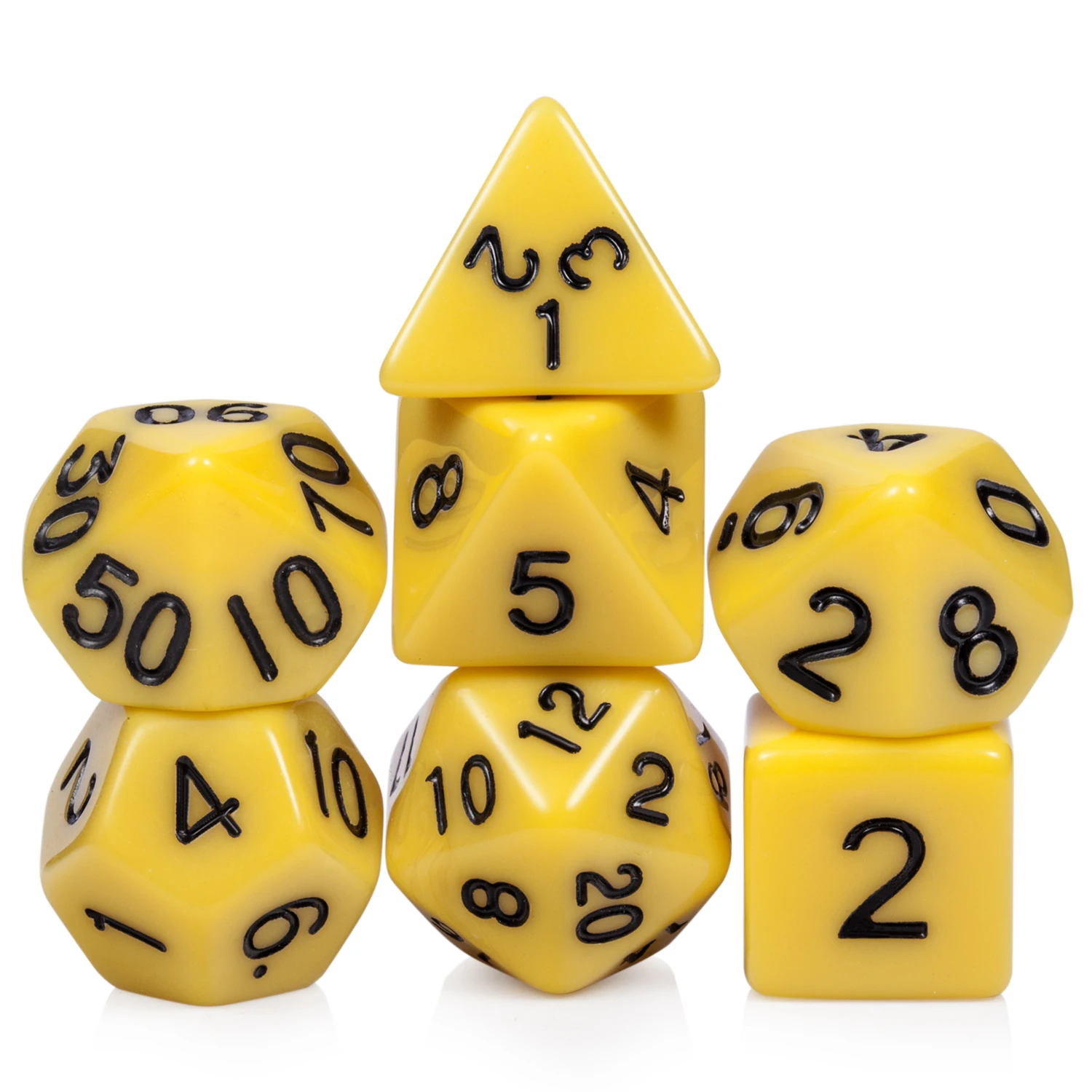 

Factory Wholesale Acrylic Polyhedral DND Dice d4 d6 d8 d10 d12 d20 d% Custom RPG Dice Set for TTRPG