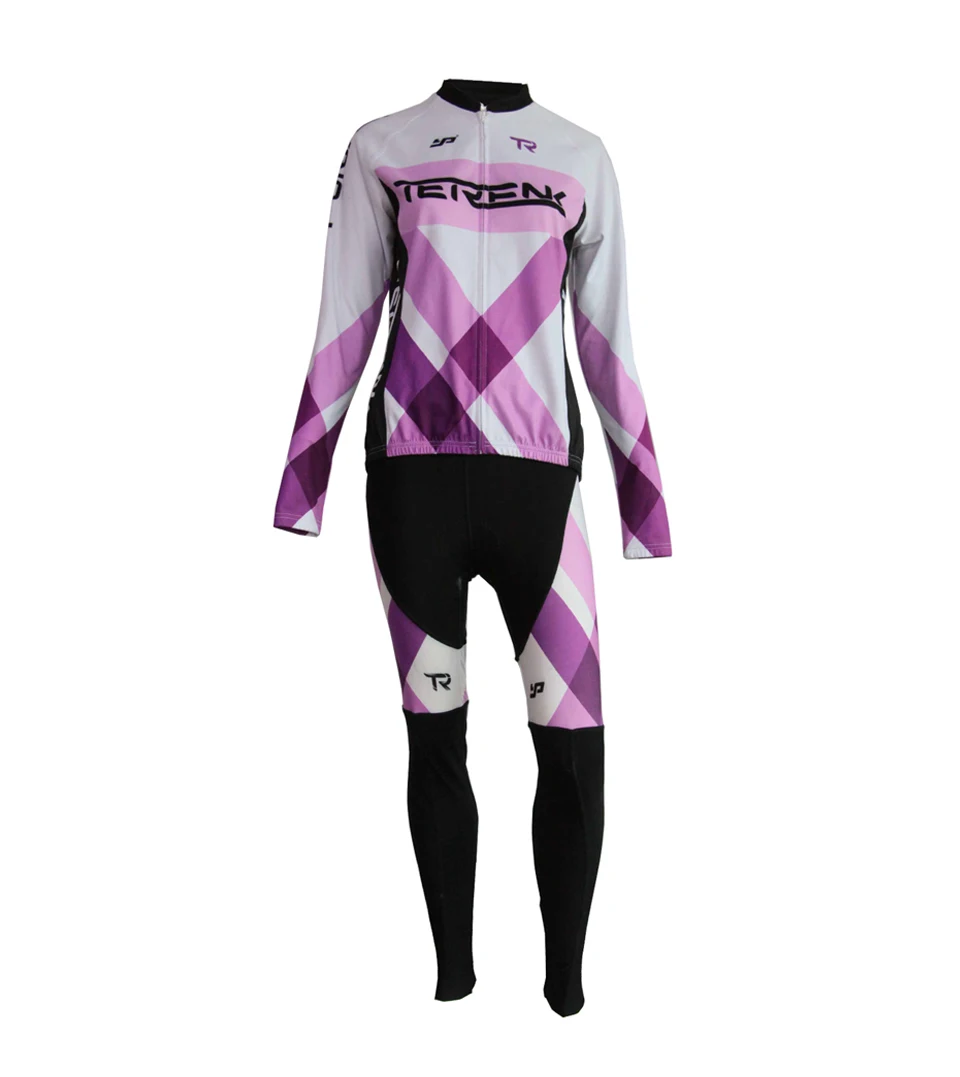 

Design your own winter cycling wearing sets for women, Customized pantone colors
