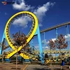 Attractive and high speed happy amusement rides roller coaster car for sale