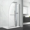 frameless bathtub sliding pivot Manufacturers Price for Frameless Fixed Bath Panels Tub Enclosure Shower Glass