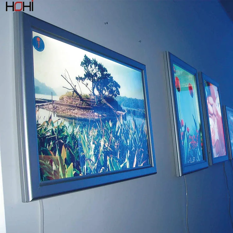 
2019 design custom double-sided printing led animation light box display for advertisement aluminum outdoor standing 