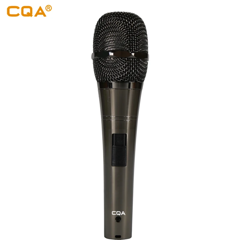 CQA professional wired metal dynamic karaoke microphone