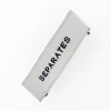 Custom Design High End Organic Cotton Garment Woven Tag Label For Clothing