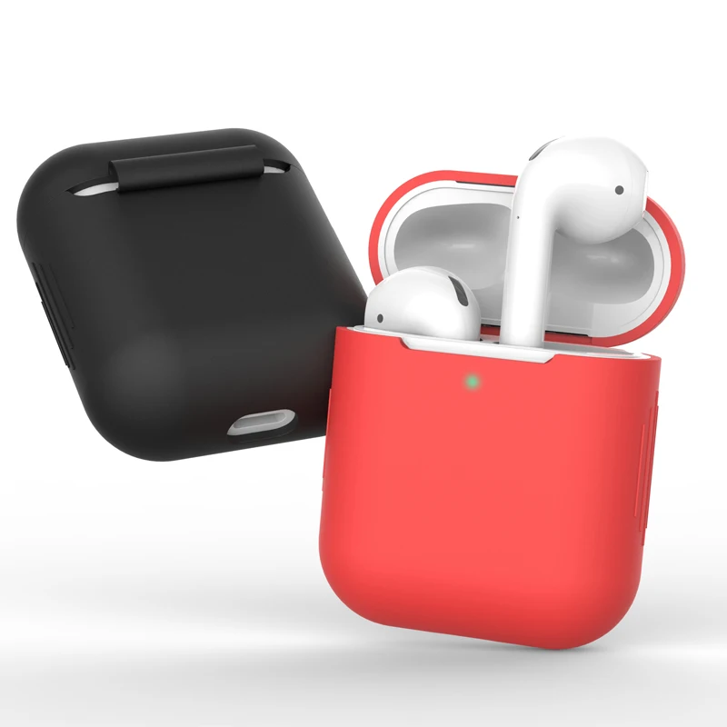 
Protective AirPod Case, Silicone Air Pods Case Cover Skin Compatible with AirPod 1 & 2 
