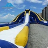 Adult giant inflatable water slide with three lanes, commercial inflatable slide for sale