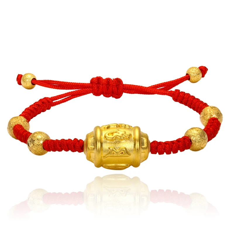 

B6817001 xuping chinese traditional custom rope bracelet, weave red bracelet rope