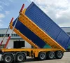 Factory price storage dry sugarcane coolers loading galvanized container tipping trailer