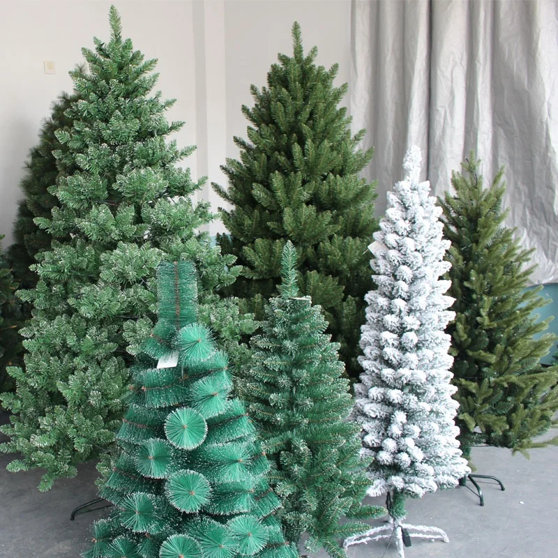 
Factory 50cm 60cm 120cm 150cm 180cm 210cm Custom LED High quality Colorful Christmas tree 