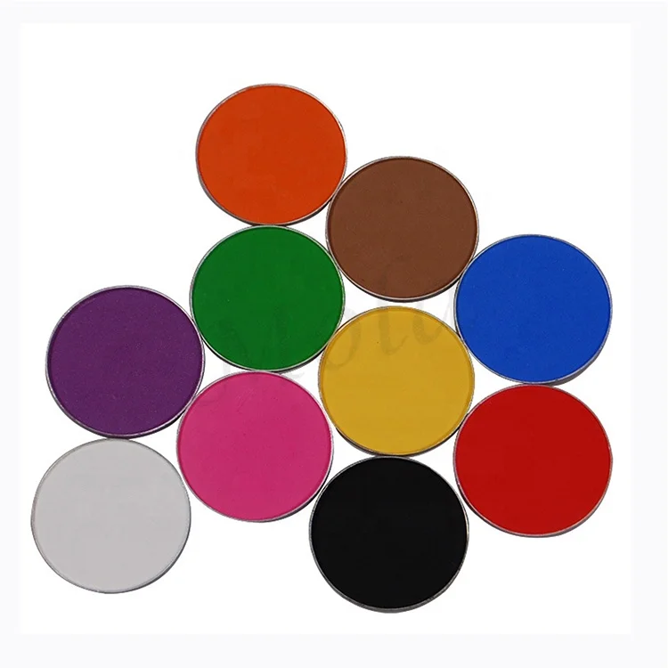 New Free Sample 20 color mini Colorful Diamond Private Label Pressed Eyeshadow Single Pigments Cosmetics Vendors