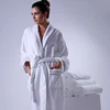 Luxury Elegant Men Embroidery Logo Hotel Bathrobe Set